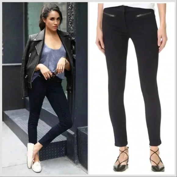 Veronica Beard Stretchy Skinny jeans with zip Pockets - Picture 9 of 10